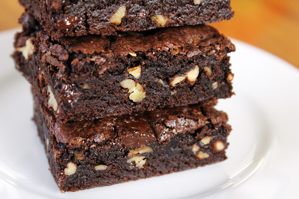 dark chocolate fudge brownies