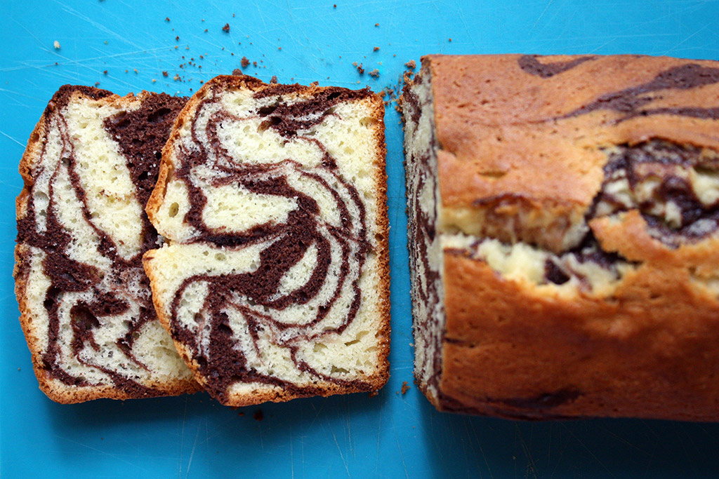 marble loaf cake